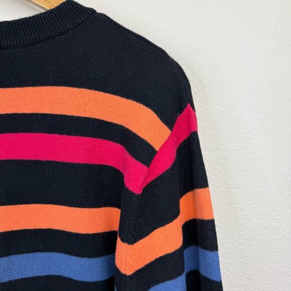 BURTON Men’s Sz M Cotton/Wool Striped Multicolor Long Sleeves Outdoor Sweater - Picture 9 of 13